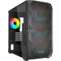 Sharkoon MK3 RGB boîtier mini tower Noir | 2x USB-A | 1x USB-C | RGB | Window