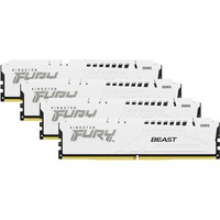 Kingston FURY 128 Go DDR5-5600 Quad-Kit, Mémoire vive Blanc