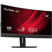 ViewSonic  34" Moniteur UltraWide incurvé  Noir (Mat)