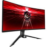 ASRock PG34WQ15R2B 34" Moniteur UltraWide gaming incurvé  Noir, 2x HDMI, 1x DisplayPort, 165 Hz