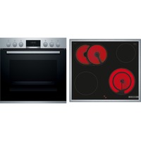 Bosch HEA513BR2, Jeu de cuisinière Acier inoxydable/gris