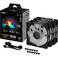 ASUS TUF GAMING TR120 ARGB, Ventilateur de boîtier Noir/transparent