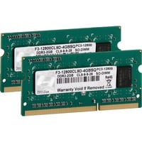 G.Skill 4 Go DDR3-1600 Kit, Mémoire vive F3-12800CL9D-4GBSQ, Lite retail, Détail Lite