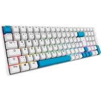 Sharkoon clavier gaming Blanc, Layout DE, Gateron G Pro 3.0 Yellow