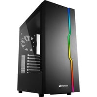 Sharkoon RGB Slider boîtier midi tower Noir | 3x USB-A | RGB | Window