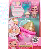 MGA Entertainment Yummiland Beauty Bag Playset + Lip Gloss Doll - Ice Cream Beauty Bag, Bricolage Mini poupée, Femelle, 4 an(s), Garçon/Fille, Multicolore