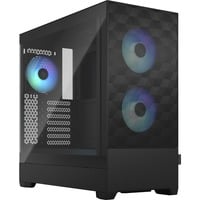 Fractal Design Pop Air RGB boîtier midi tower Noir | 2x USB-A | RGB | Verre Trempé