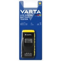 VARTA 891101401 testeur de piles et d'énergies Noir, Jaune, Appareil de mesure Noir, 9v, AA, AAA, AAAA, C, D, 9 V, Noir, Jaune