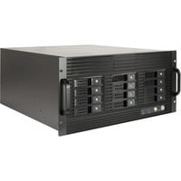 Inter-Tech  boîtier rack Noir | 2x USB-A