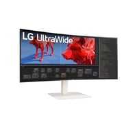 LG  37.5" Moniteur UltraWide incurvé  Blanc