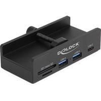 DeLOCK 64285, Hub USB Noir