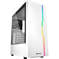 Sharkoon RGB Slider boîtier midi tower Blanc | 3x USB-A | RGB | Window
