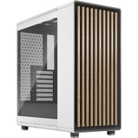 Fractal Design North boîtier midi tower Blanc | 2x USB-A | 1x USB-C | Verre Trempé