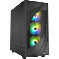 Sharkoon Rebel C80M RGB boîtier midi tower Noir | 2x USB-A | 1x USB-C | RGB