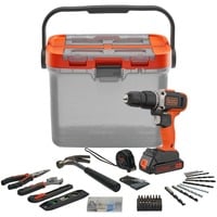 BLACK+DECKER BCKSB02-QW, Perceuse à percussion Orange/Noir