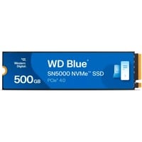 WD Blue SN5000 NVMe, 500 Go SSD Bleu, WDS500G4B0E, M.2 2280, PCIe Gen4 x 4