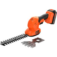 BLACK+DECKER BCSS18D1-QW, Cisailles à gazon Orange