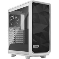 Fractal Design Meshify 2 Compact boîtier midi tower Blanc/Noir | 2x USB-A | 1x USB-C | Verre Trempé