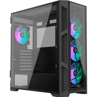 RAIJINTEK  boîtier midi tower Noir | 2x USB-A | 1x USB-C | Verre Trempé