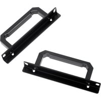 SilverStone RA02B Accessoires de racks, Poignée Noir, Noir, 22 mm, 55 mm, 160 mm, 139 g