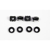 Inter-Tech 88887281 kit de support, Jeu de vis Noir, 100 mm, 155 mm, 20 mm, 430 g