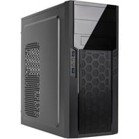 SilverStone PS13 Mini Tower Noir boîtier midi tower Noir | 2x USB-A