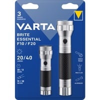 VARTA 15628101402, Lampe de poche Argent/Noir