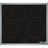 Bosch Plaque de cuisson séparée Noir/en acier inoxydable