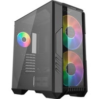 Cooler Master HAF 500 boîtier midi tower Noir | 2x USB-A | 1x USB-C | RGB | Verre Trempé