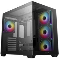 DeepCool  boîtier midi tower Noir | 2x USB-A | 1x USB-C | RGB | Window