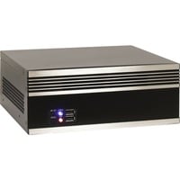 Inter-Tech  boîtier HTPC Noir/Argent | 2x USB-A