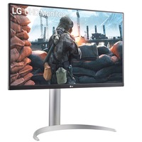 LG  27" 4K UHD Moniteur gaming  Argent/Blanc