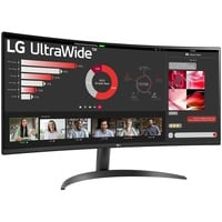 LG  34" Moniteur UltraWide incurvé  Noir