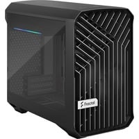 Fractal Design Torrent Nano boîtier midi tower Noir | 2x USB-A | 1x USB-C | Verre Trempé