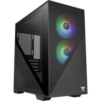 Thermaltake Divider 170 TG ARGB boîtier mini tower Noir | 3x USB-A | RGB | Verre Trempé