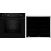 Neff EDX4IB, Jeu de cuisinière Noir/en acier inoxydable