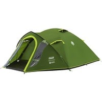 Coleman 2209416 Darwin 3 Plus BlackOut, Tente Vert foncé/vert clair