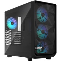 Fractal Design Meshify 2 Lite RGB boîtier midi tower Noir | 2x USB-A | RGB | Verre Trempé