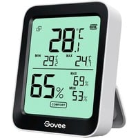 Govee H5075001, Thermomètre Noir