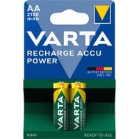 VARTA Longlife Batterie rechargeable AA Hybrides nickel-métal (NiMH) Batterie rechargeable, AA, Hybrides nickel-métal (NiMH), 1,2 V, 2 pièce(s), 2100 mAh