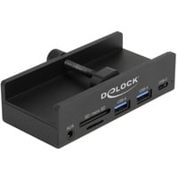 DeLOCK 64285, Hub USB Noir