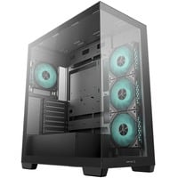 DeepCool  boîtier midi tower Noir | 2x USB-A | 1x USB-C | RGB | Window