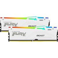 Kingston FURY Kit 64 Go DDR5-6000, Mémoire vive Blanc