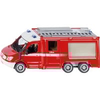 SIKU Mercedes-Benz Sprinter 6x6 Pompiers, Modèle réduit de voiture 3 an(s), Métal, Plastique, Rouge, Blanc, Noir