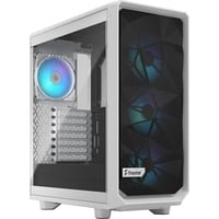 Fractal Design Meshify 2 Compact RGB boîtier midi tower Blanc | 2x USB-A | 1x USB-C | RGB | Verre Trempé