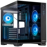 Chieftec  boîtier midi tower Noir | 2x USB-A | 1x USB-C | RGB | Window