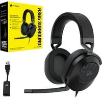Corsair  casque gaming over-ear Carbone