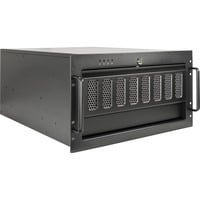 Inter-Tech  boîtier rack Noir | 2x USB-A