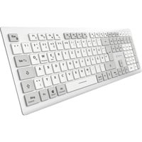 Sharkoon clavier Blanc, Layout DE, Rubberdome