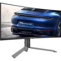 AOC  34" Moniteur UltraWide gaming incurvé  Noir (Mat)/Argent